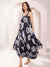 Chalk Printed Loose Fit Maxi Dress