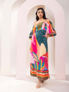 Pinko Printed Maxi Dress front view