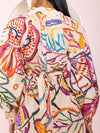 Fig Printed Mini Shirt Dress