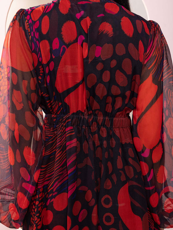 Daze Printed Maxi Dress