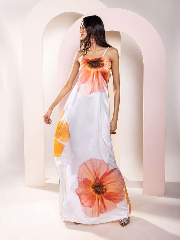 Sunbloom Printed Slip Dress