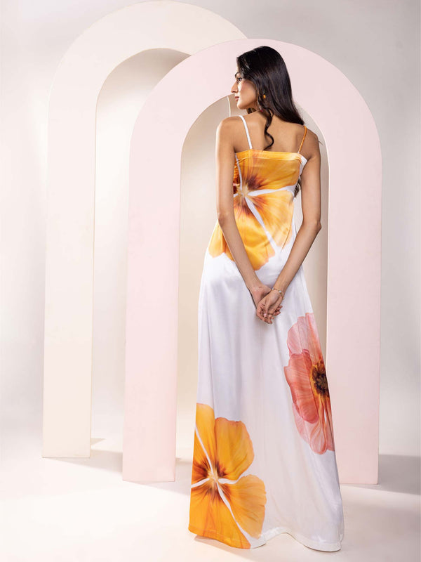 Sunbloom Printed Slip Dress