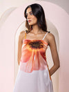 Sunbloom Printed Slip Dress