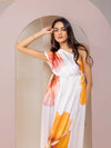 Sunbloom Printed One Shoulder Maxi Dress