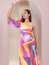 Sway Printed One-Shoulder Maxi Dress