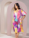 Sway Printed V-neck Dress