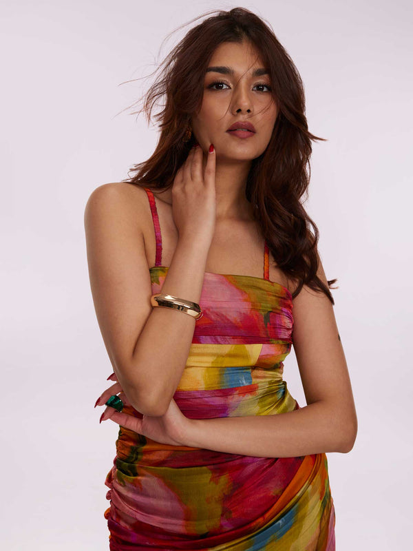 Printed Mini Dress For Women by Poppi