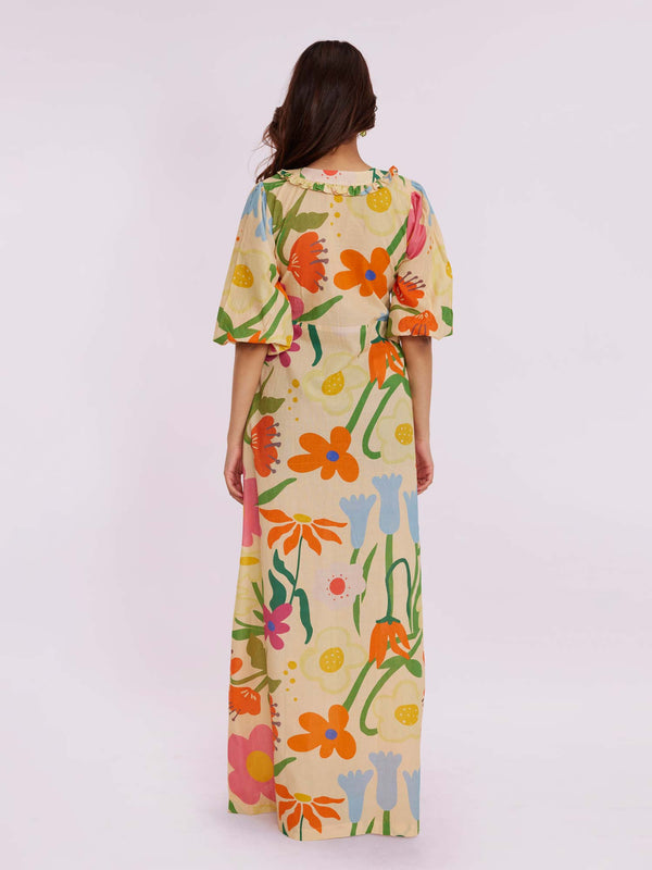 Mystic Printed Maxi Dress