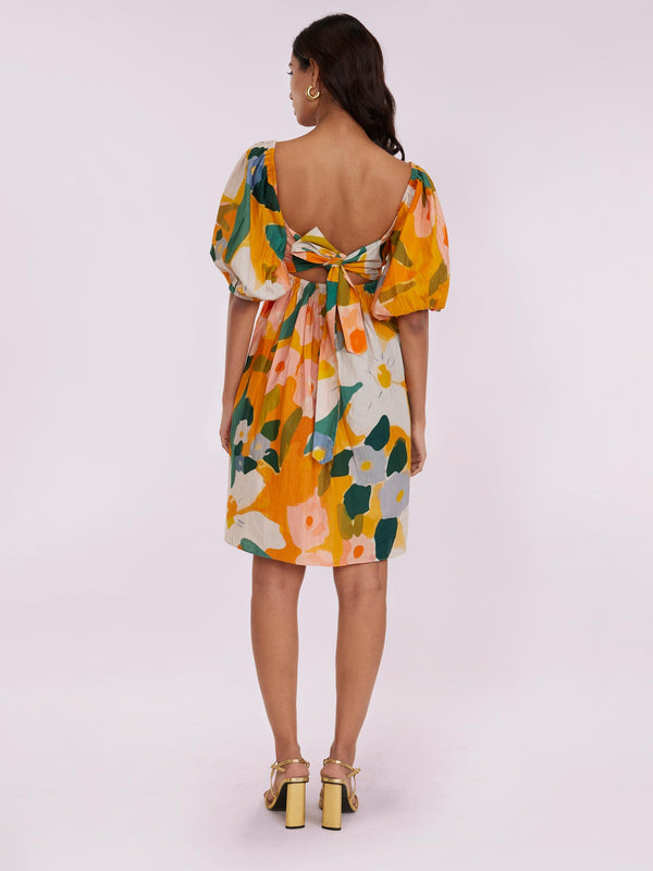 Elara Printed Mini Dress