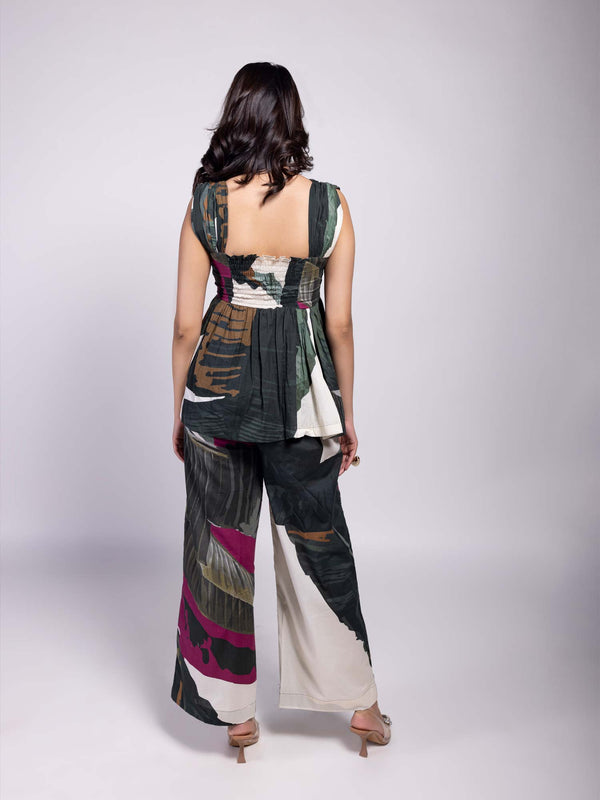 Tropica Printed Co-ord Set (Set of 2 )