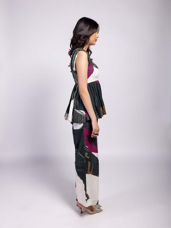 Tropica Printed Co-ord Set (Set of 2 )