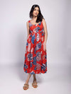 Nautica Printed Corset Dress