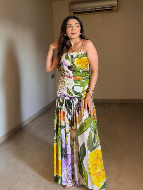 Juniper Printed Pleated Dress