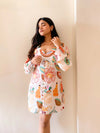 Gardenia Printed Mini Dress