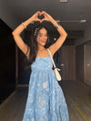 Seascape Blue Mini Dress