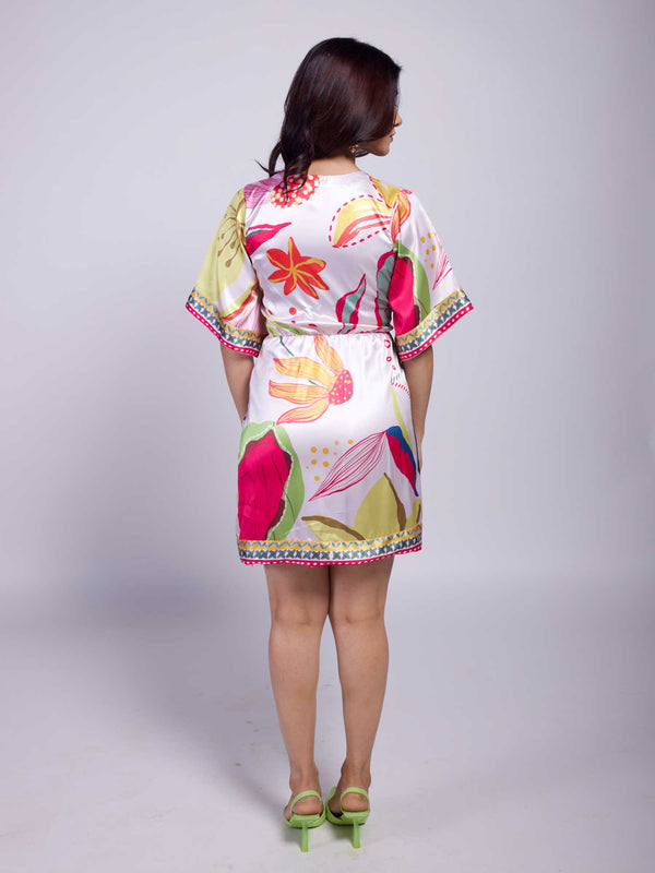 Florence Printed Wrap Dress