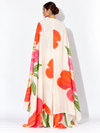 Hibiscus Printed Drape Skirt Set