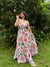 Gardenia Printed Cutout Maxi Dress