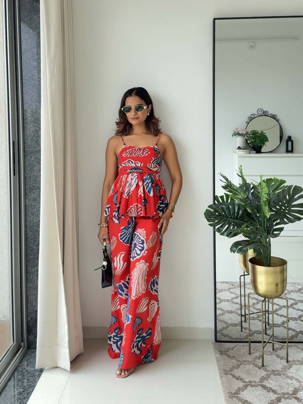 Nautica Printed Co-ord Set (Set of 2)
