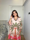 Palm Printed Kurta Set (Set of 2)