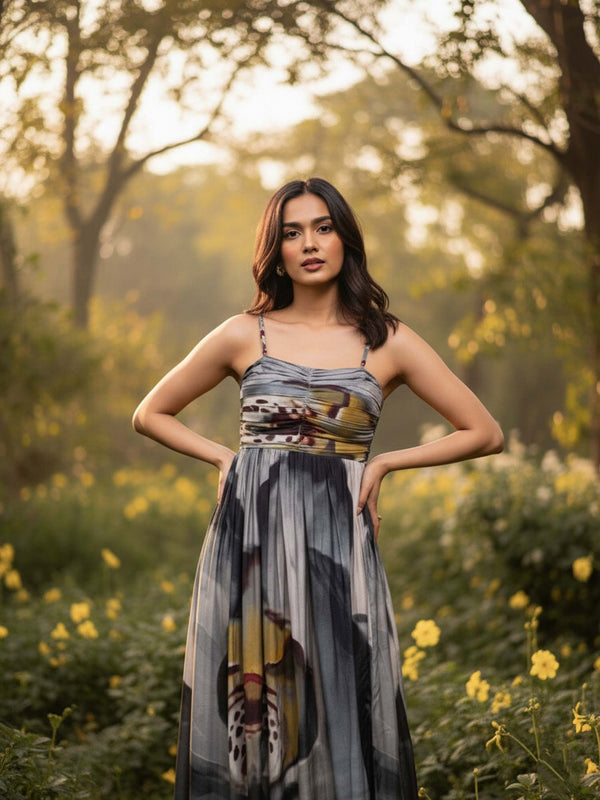 Wildflower Printed Maxi Dress