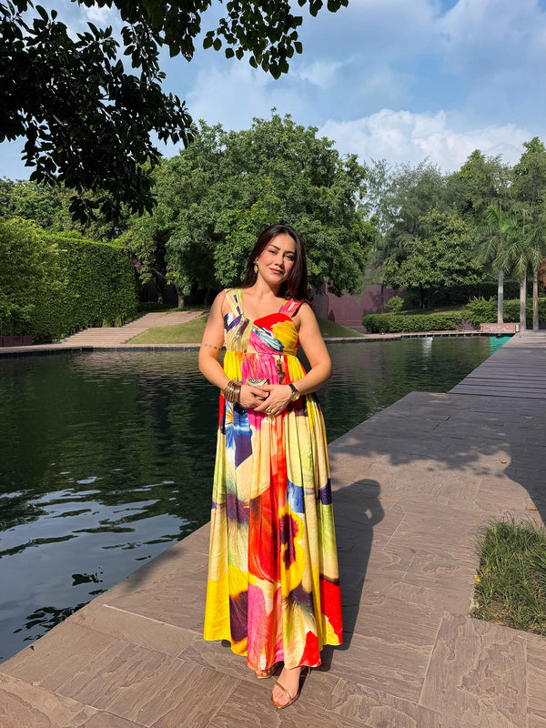 Aurelia Printed Maxi Dress