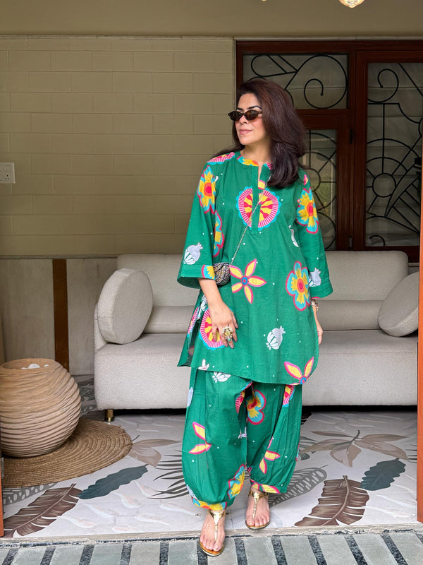 Anaar Printed Kurta Set (Set of 2)