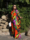 Paradise Printed Kaftan Dress