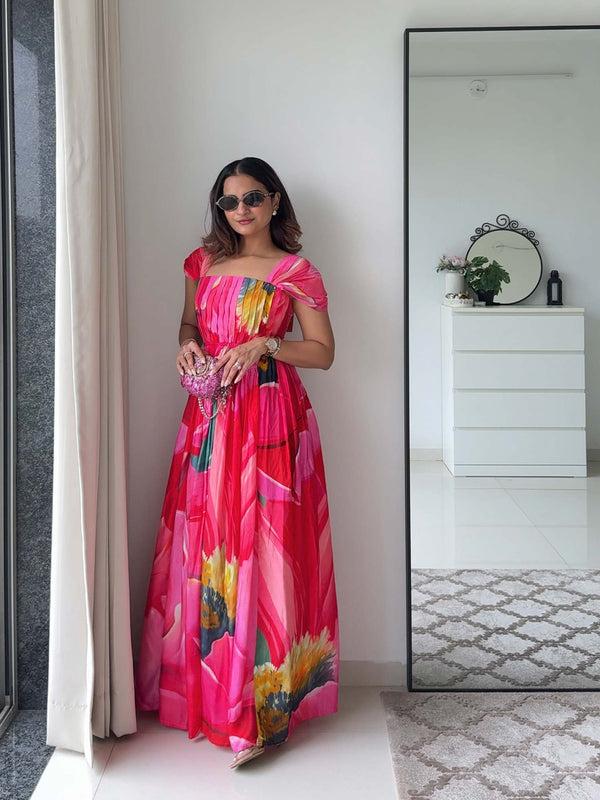 Caspia Printed Maxi Dress