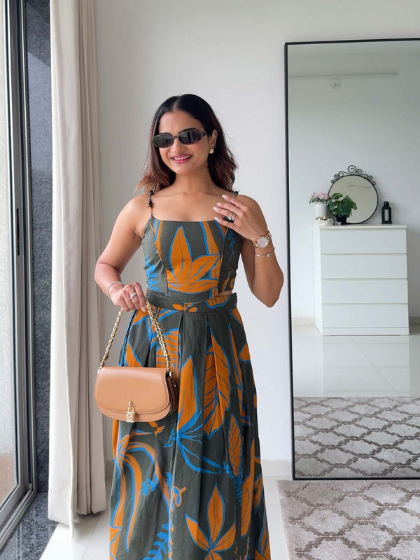 Rio Printed Corset Top