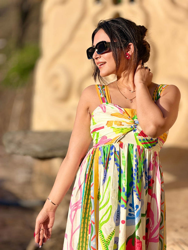 Eden Printed Maxi Dress