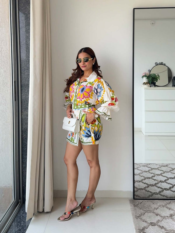 Vine Printed Co-ord Set (Set of 2)