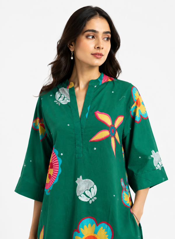 Anaar Printed Kurta Set (Set of 2)