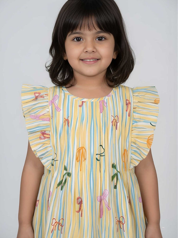 The Ribbon Printed Dress