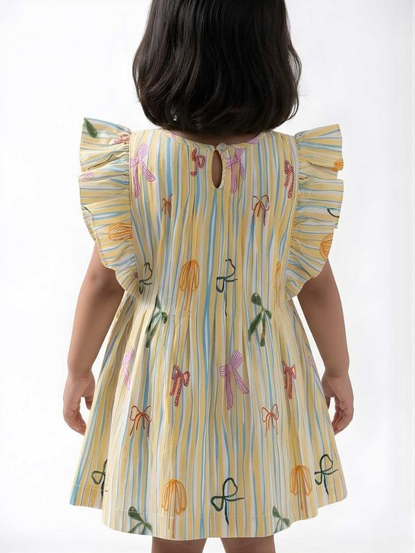 The Ribbon Printed Dress