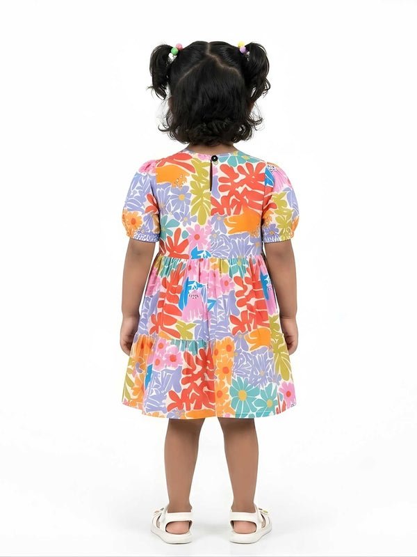 Bloom Garden Puff Sleeve Dress