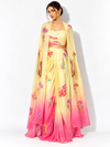 Blossom Printed Drape Skirt Set