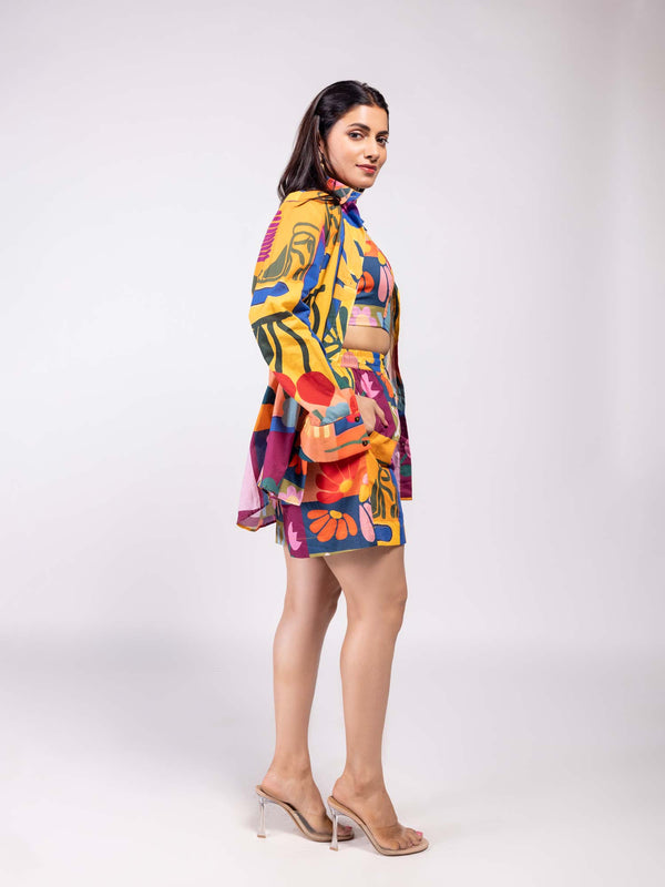 Cut-Out Detail Co-ord Set at Waist