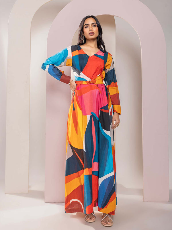 Scarlet Printed Maxi Dress