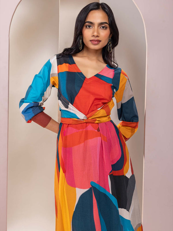 Scarlet Printed Maxi Dress