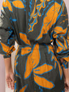 Rio Printed Maxi Shirt Dress