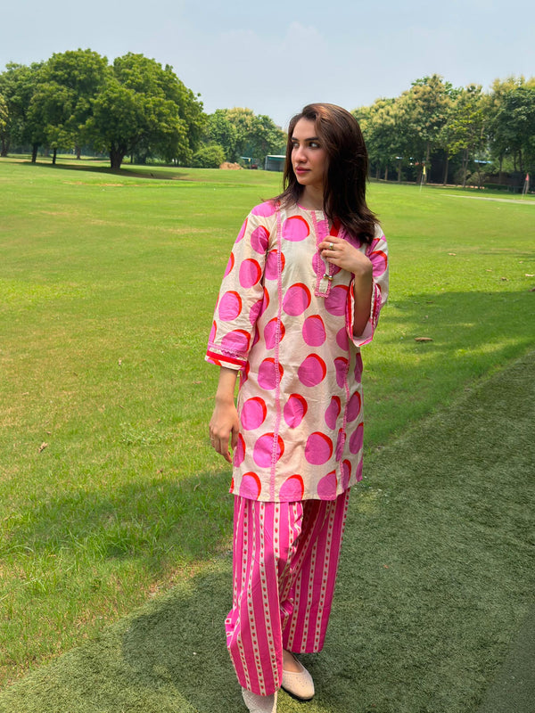 Strawberry Printed Kurta Set (Set of 2)
