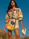 Folk Printed Co-ord Set (Set of 2)