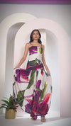 Whimsy Printed Pleated Dress