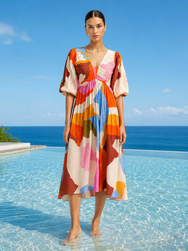 Play Printed Midi Dress
