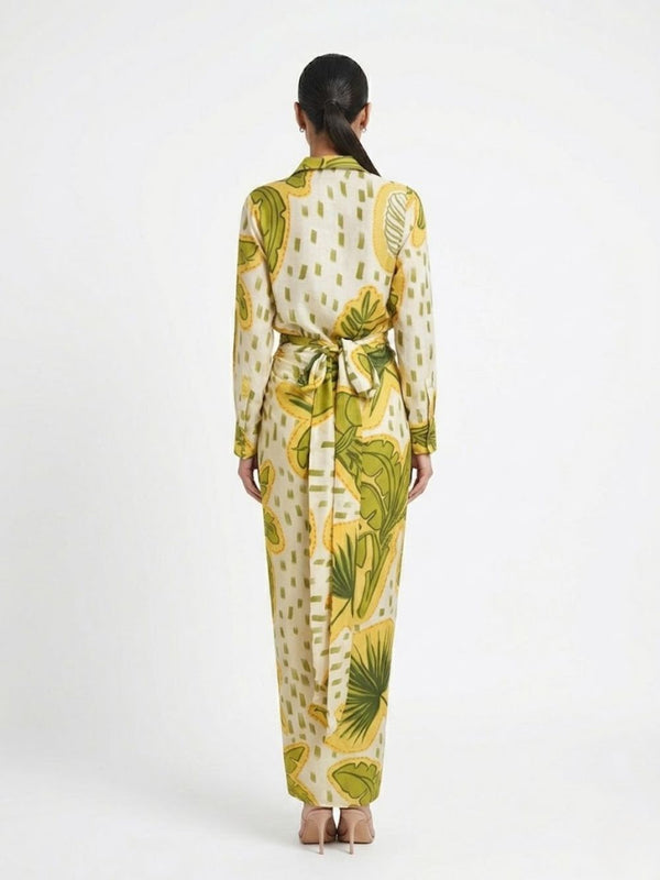 Coco Printed Wraped Skirt Set (Set of 2)