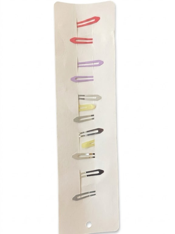 Vibrant Retro Hair Clip (Set of 12)