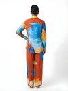 Azure Printed Co-ord Set