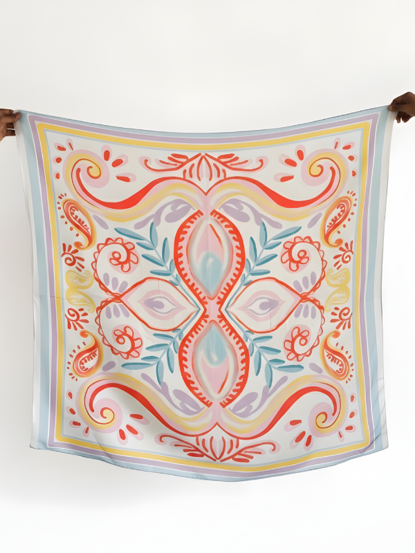 The Folk Pastel Scarf