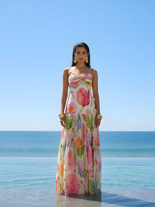 Breeze Printed Maxi Dress